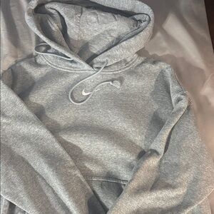 Nike Men's Heather Gray Pullover Hoodie